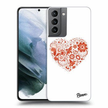Hülle für Samsung Galaxy S21 5G G991B - Big heart