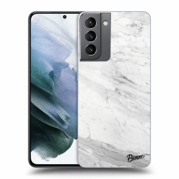 Hülle für Samsung Galaxy S21 5G G991B - White marble