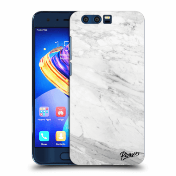 Picasee Honor 9 Hülle - Transparentes Silikon - White marble