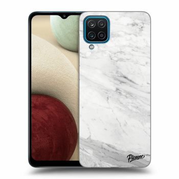 Hülle für Samsung Galaxy A12 A125F - White marble