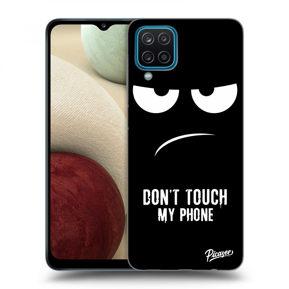 Picasee ULTIMATE CASE für Samsung Galaxy A12 A125F - Don't Touch My Phone