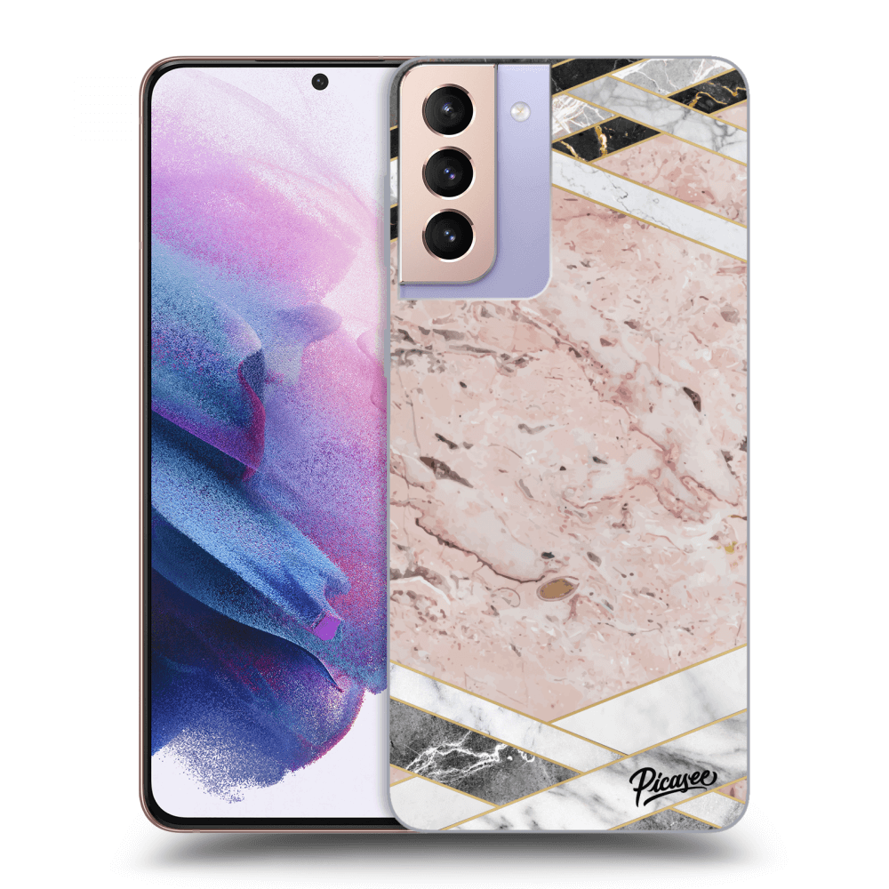 Picasee ULTIMATE CASE für Samsung Galaxy S21+ 5G G996F - Pink geometry