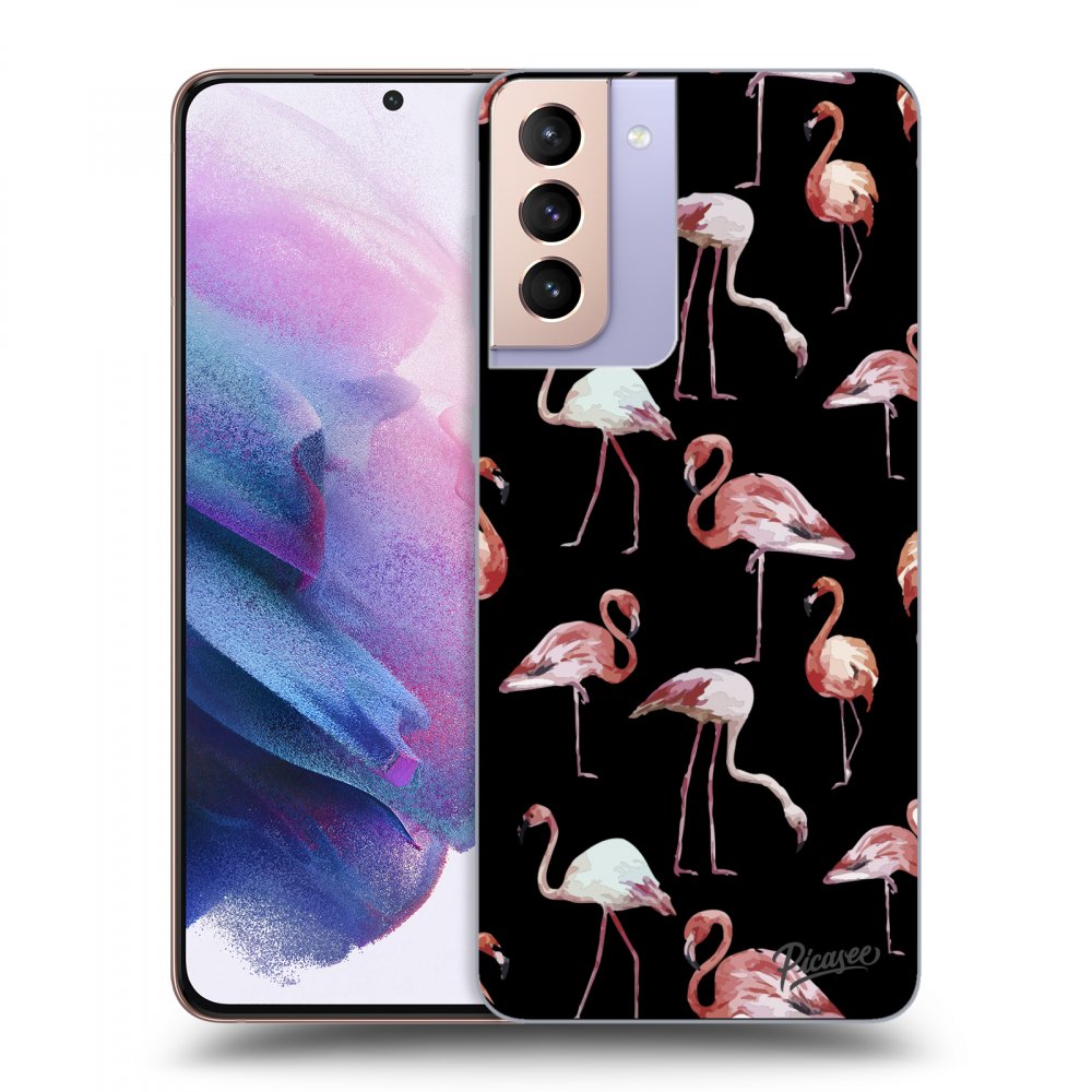 Picasee ULTIMATE CASE für Samsung Galaxy S21+ 5G G996F - Flamingos