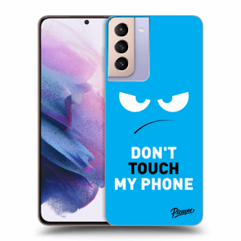 Hülle für Samsung Galaxy S21+ G996F - Angry Eyes - Blue