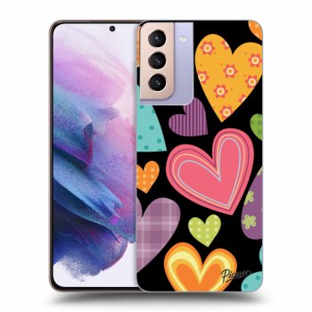 Picasee ULTIMATE CASE für Samsung Galaxy S21+ 5G G996F - Colored heart