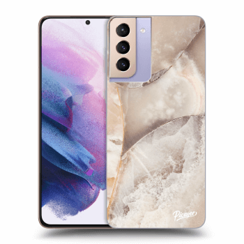 Hülle für Samsung Galaxy S21+ 5G G996F - Cream marble