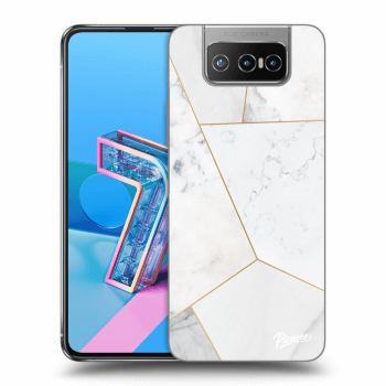 Hülle für Asus Zenfone 7 ZS670KS - White tile