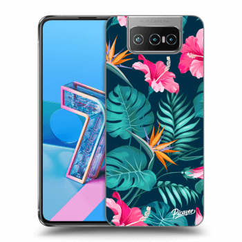 Hülle für Asus Zenfone 7 ZS670KS - Pink Monstera