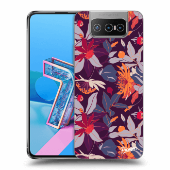 Hülle für Asus Zenfone 7 ZS670KS - Purple Leaf