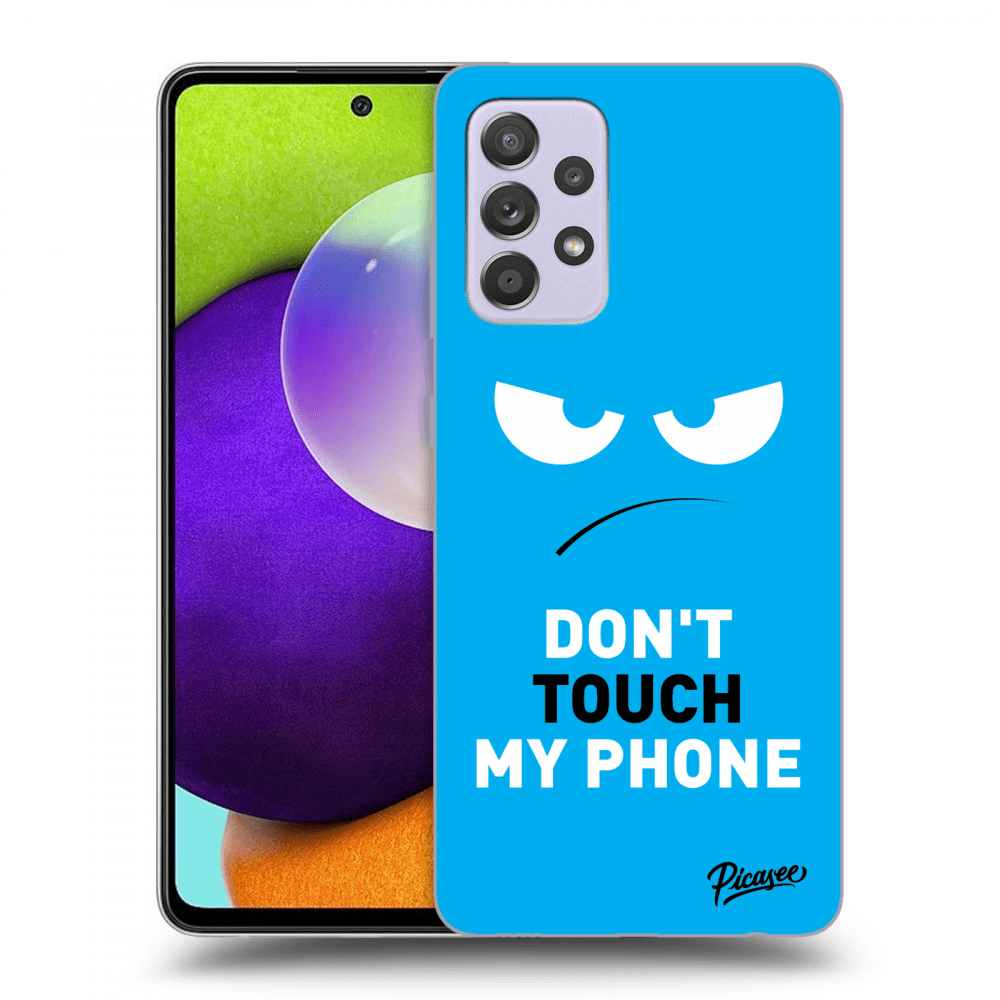 Picasee ULTIMATE CASE für Samsung Galaxy A52 A525F - Angry Eyes - Blue
