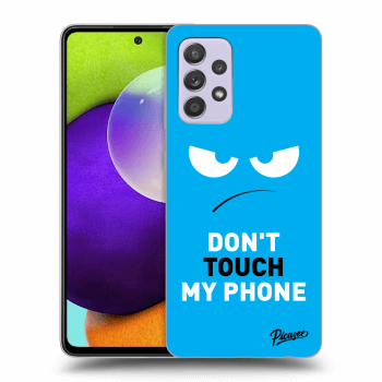 Hülle für Samsung Galaxy A52 A525F - Angry Eyes - Blue