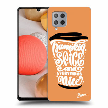 Hülle für Samsung Galaxy A42 A426B - Pumpkin coffee