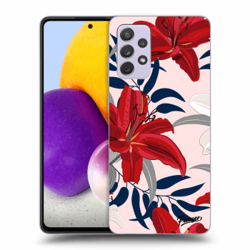 Hülle für Samsung Galaxy A72 A725F - Red Lily