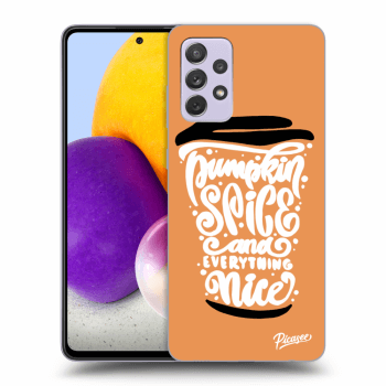 Hülle für Samsung Galaxy A72 A725F - Pumpkin coffee