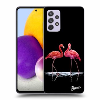 Hülle für Samsung Galaxy A72 A725F - Flamingos couple
