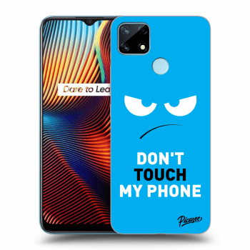 Hülle für Realme 7i - Angry Eyes - Blue