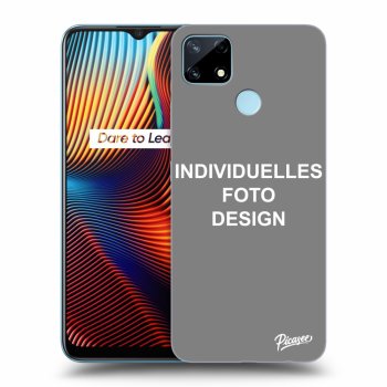 Picasee Realme 7i Hülle - Schwarzes Silikon - Individuelles Fotodesign