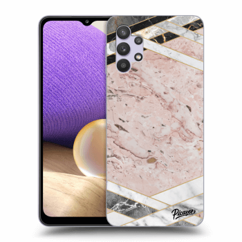 Hülle für Samsung Galaxy A32 5G A326B - Pink geometry