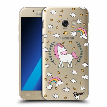 Picasee Samsung Galaxy A3 2017 A320F Hülle - Transparentes Silikon - Unicorn star heaven