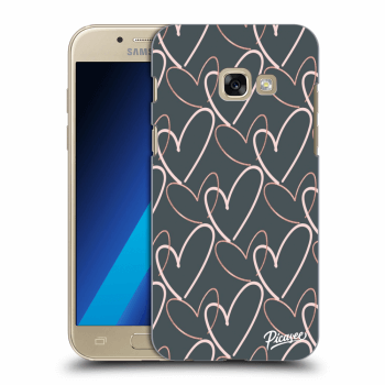 Picasee Samsung Galaxy A3 2017 A320F Hülle - Transparentes Silikon - Lots of love