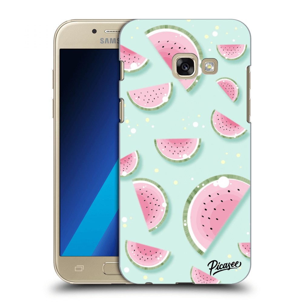 Picasee Samsung Galaxy A3 2017 A320F Hülle - Transparentes Silikon - Watermelon 2