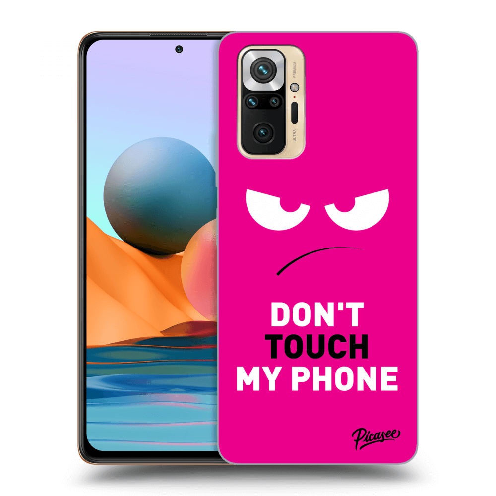 Picasee ULTIMATE CASE für Xiaomi Redmi Note 10 Pro - Angry Eyes - Pink
