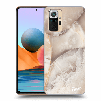 Hülle für Xiaomi Redmi Note 10 Pro - Cream marble