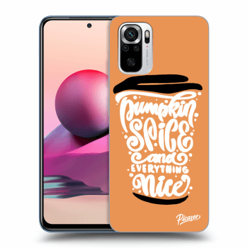Hülle für Xiaomi Redmi Note 10S - Pumpkin coffee