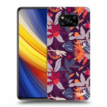 Hülle für Xiaomi Poco X3 Pro - Purple Leaf