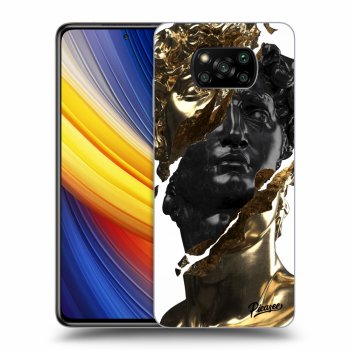 Hülle für Xiaomi Poco X3 Pro - Gold - Black