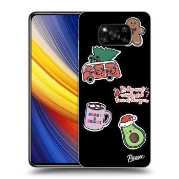 Hülle für Xiaomi Poco X3 Pro - Christmas Stickers