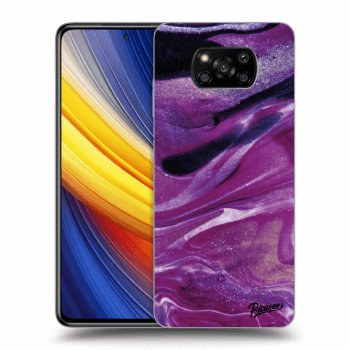 Hülle für Xiaomi Poco X3 Pro - Purple glitter