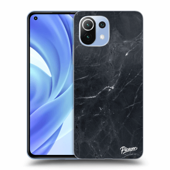 Picasee Xiaomi Mi 11 Hülle - Transparentes Silikon - Black marble