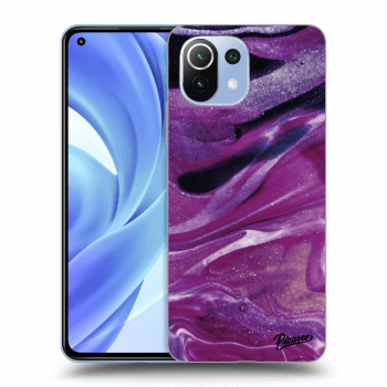 Hülle für Xiaomi Mi 11 - Purple glitter