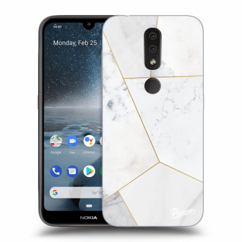 Hülle für Nokia 4.2 - White tile