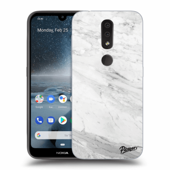 Hülle für Nokia 4.2 - White marble