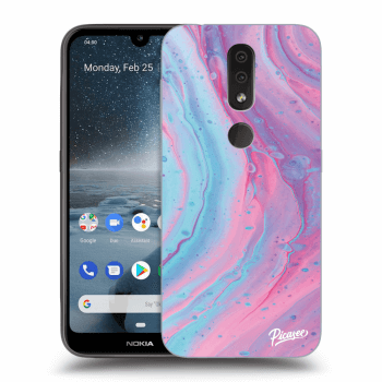 Hülle für Nokia 4.2 - Pink liquid