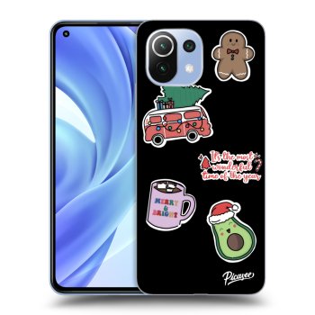 Hülle für Xiaomi Mi 11 Lite - Christmas Stickers