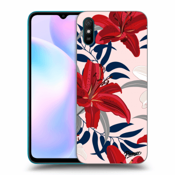Hülle für Xiaomi Redmi 9AT - Red Lily