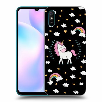 Hülle für Xiaomi Redmi 9AT - Einhorn Sternenhimmel