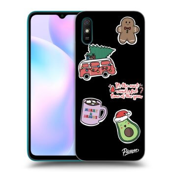 Hülle für Xiaomi Redmi 9AT - Christmas Stickers