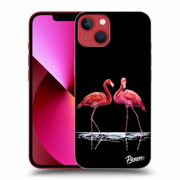 Hülle für Apple iPhone 13 - Flamingos zu zweit