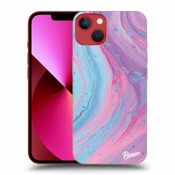 Hülle für Apple iPhone 13 - Pink liquid
