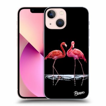 Picasee ULTIMATE CASE für Apple iPhone 13 mini - Flamingos couple