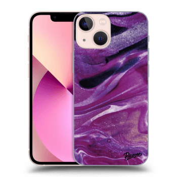 Hülle für Apple iPhone 13 mini - Purple glitter