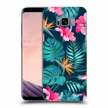 Hülle für Samsung Galaxy S8+ G955F - Pink Monstera