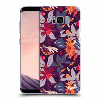 Hülle für Samsung Galaxy S8+ G955F - Purple Leaf