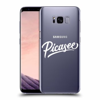 Picasee Samsung Galaxy S8+ G955F Hülle - Transparentes Silikon - Picasee - White