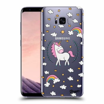 Picasee Samsung Galaxy S8+ G955F Hülle - Transparentes Silikon - Unicorn star heaven