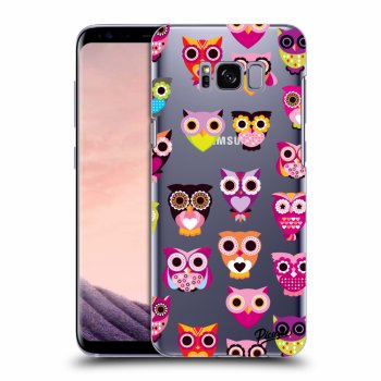 Picasee Samsung Galaxy S8+ G955F Hülle - Transparentes Silikon - Owls